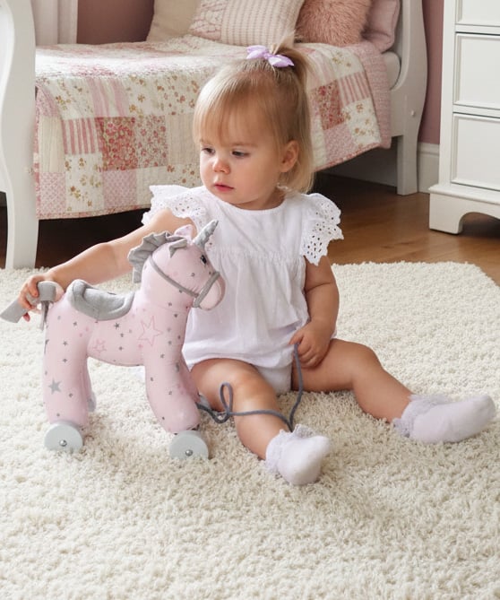 Celeste Unicorn Pull Along Toy