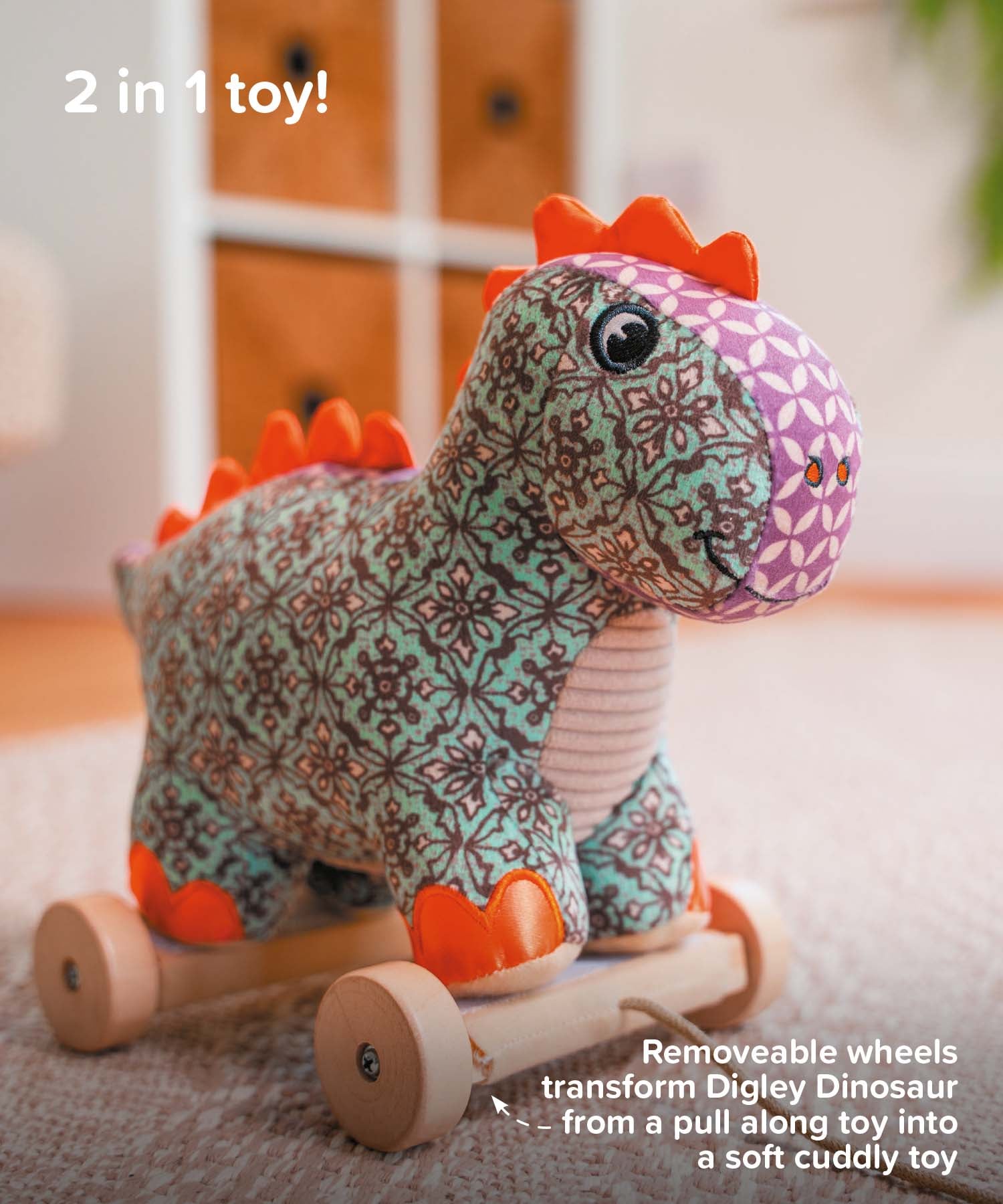 Digley Dinosaur Pull Along Toy