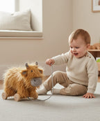 Hubert Highland Cow Pull Along Toy
