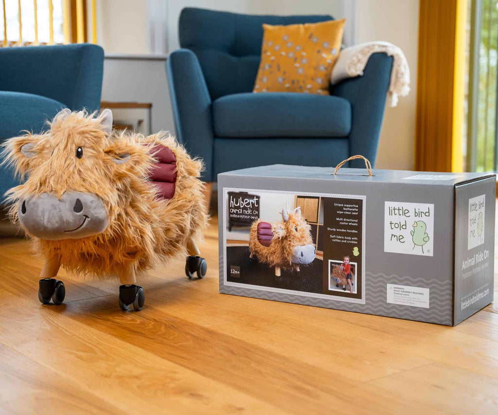 Hubert Highland Cow Ride On Toy