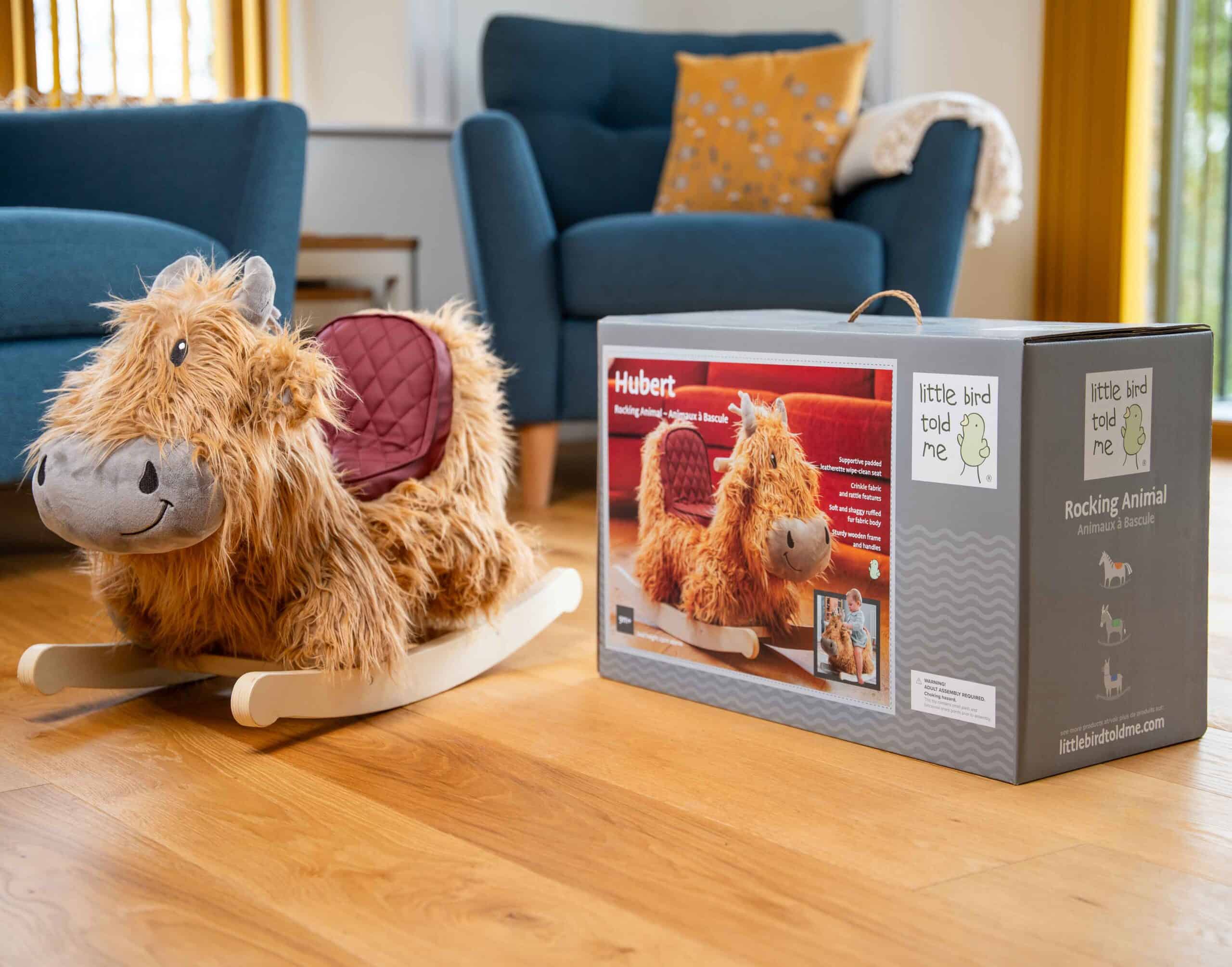 Hubert Rocking Highland Cow