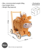 Hubert Highland Cow Baby Walker