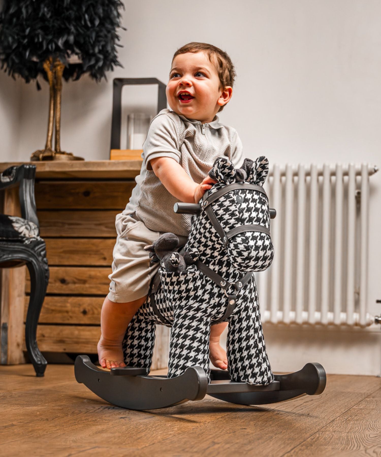 Dazzle & Jet Rocking Horse