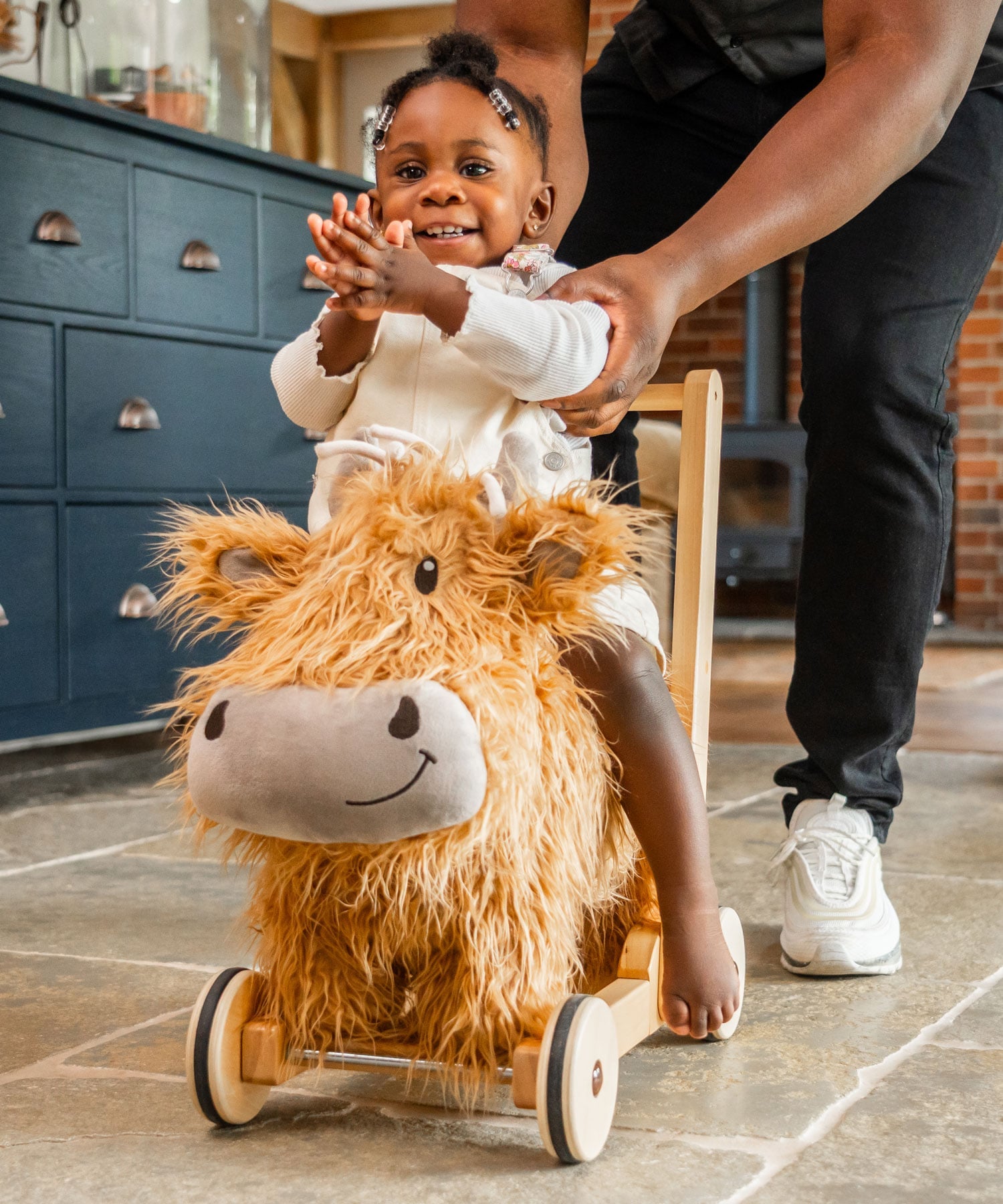 Hubert Highland Cow Baby Walker
