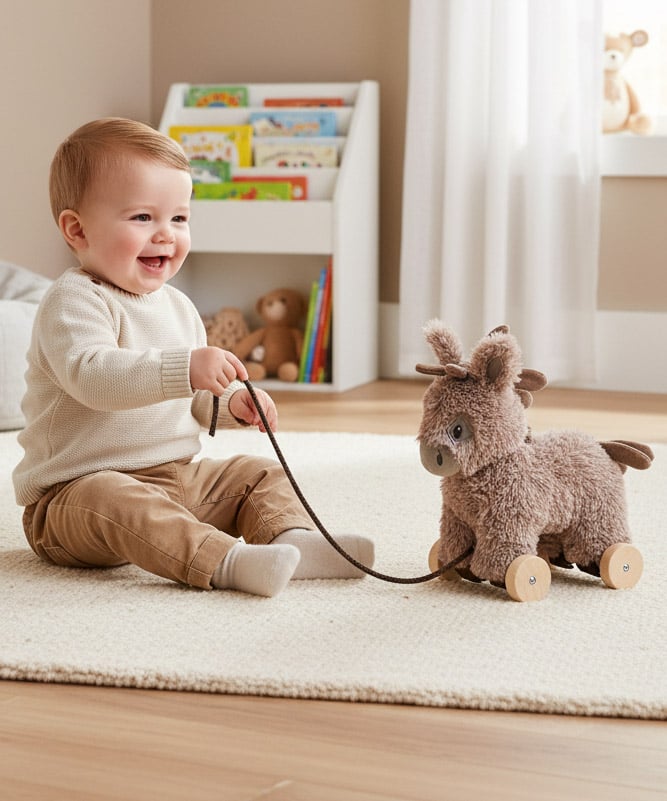 Norbert Donkey Pull Along Toy