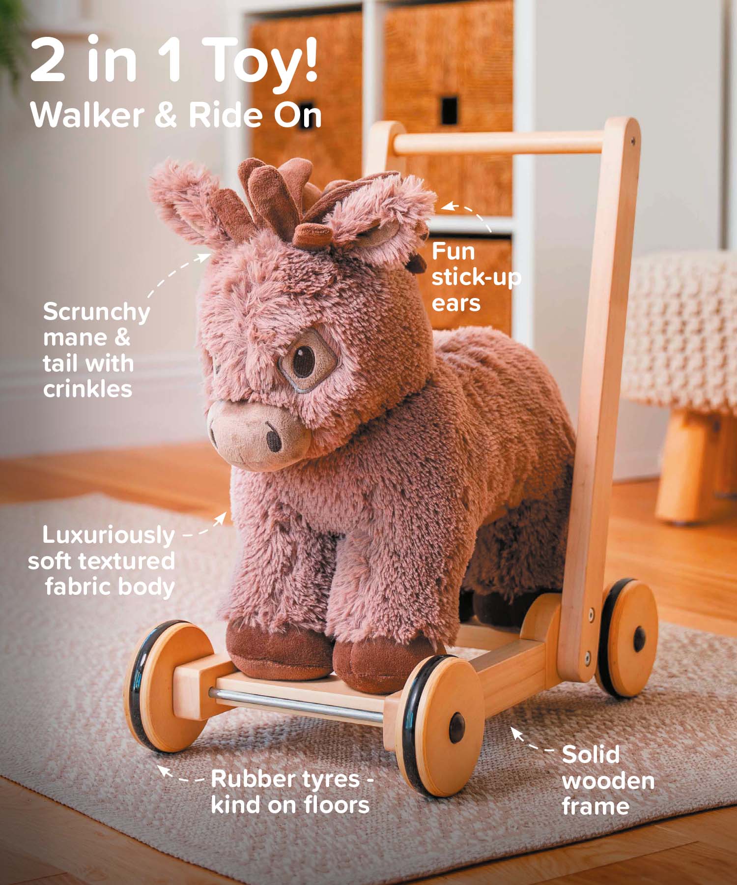 Norbert Donkey Baby Walker