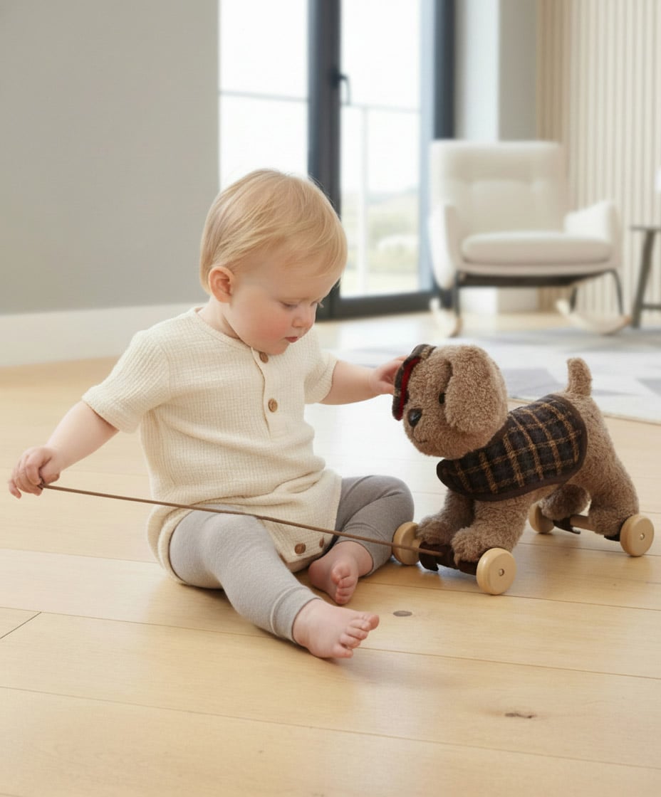 Percy Pup Pull Along Toy