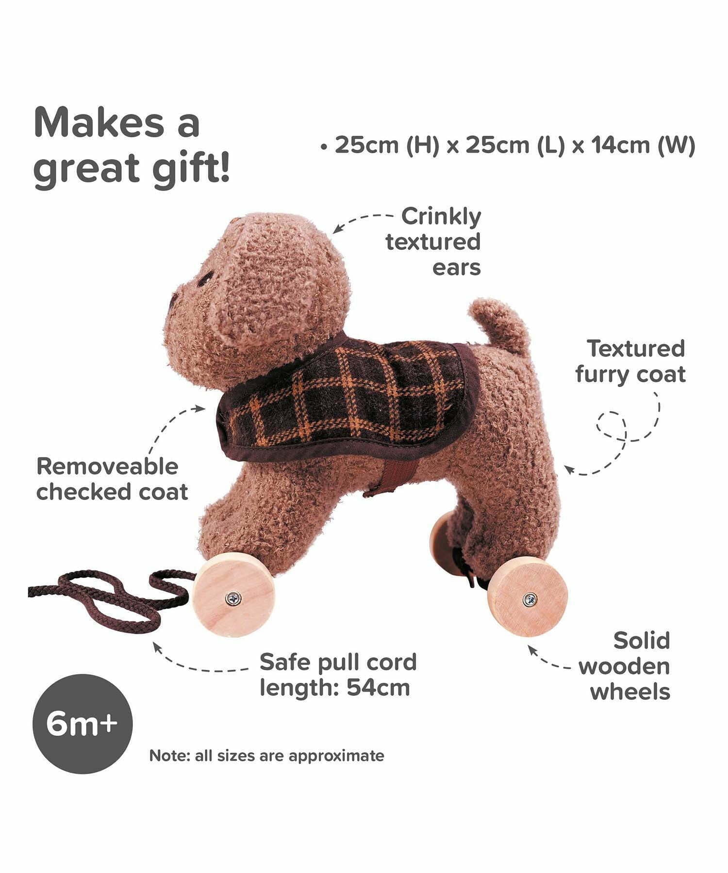 Percy Pup Pull Along Toy