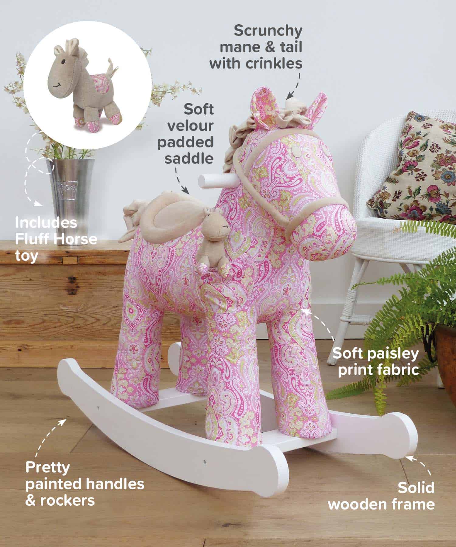 Pixie & Fluff Rocking Horse