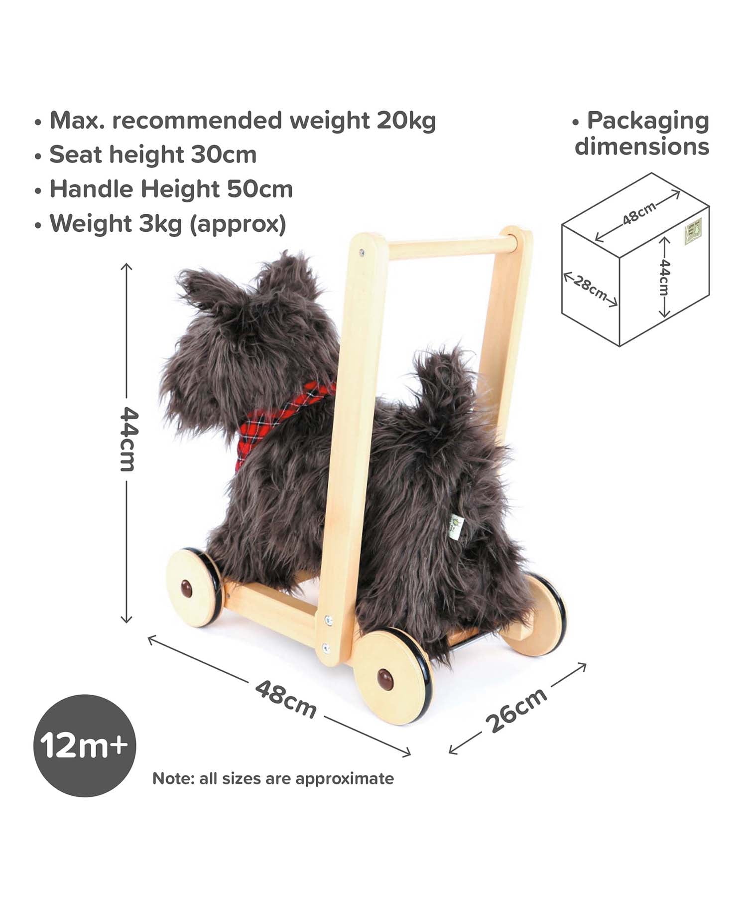 Scottie Dog Baby Walker