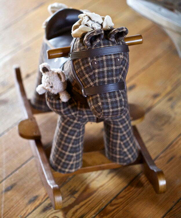 Heritage Rufus & Ted Rocking Horse with removable footplates