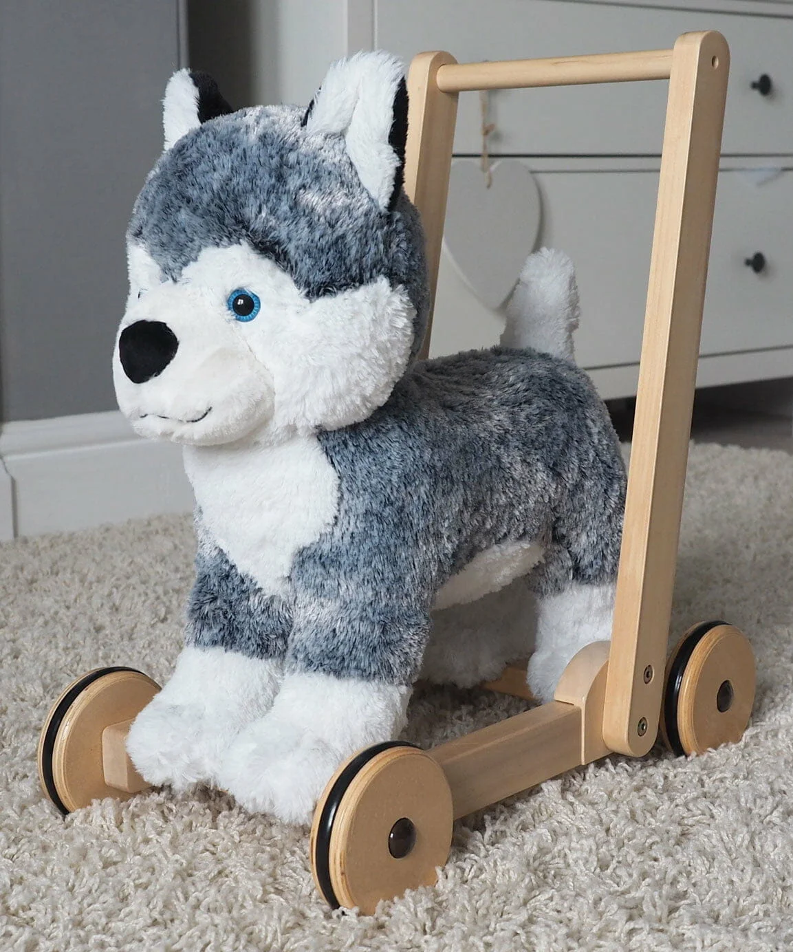 Husky rocking horse deals