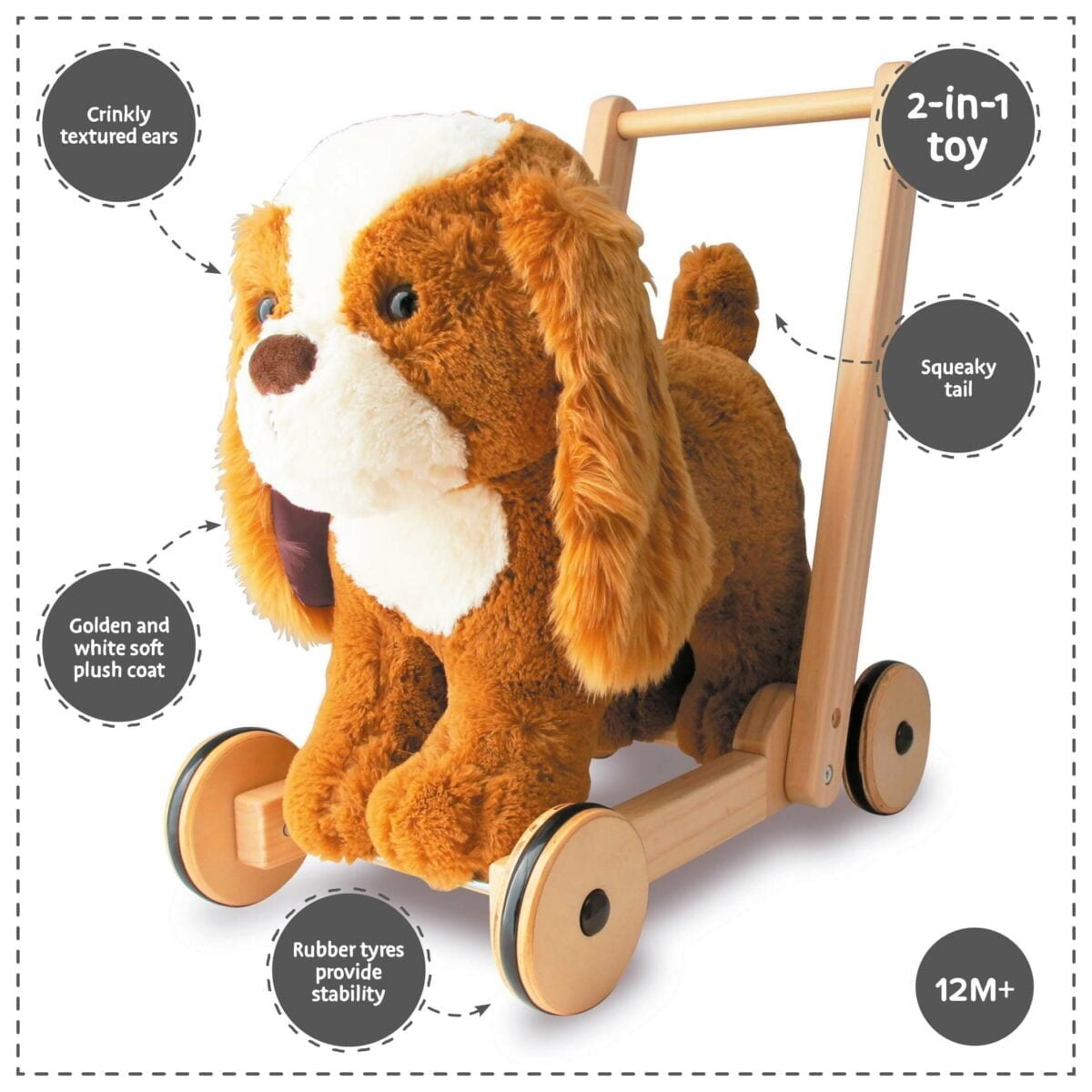 Product features of Peanut Pup Baby Walker 