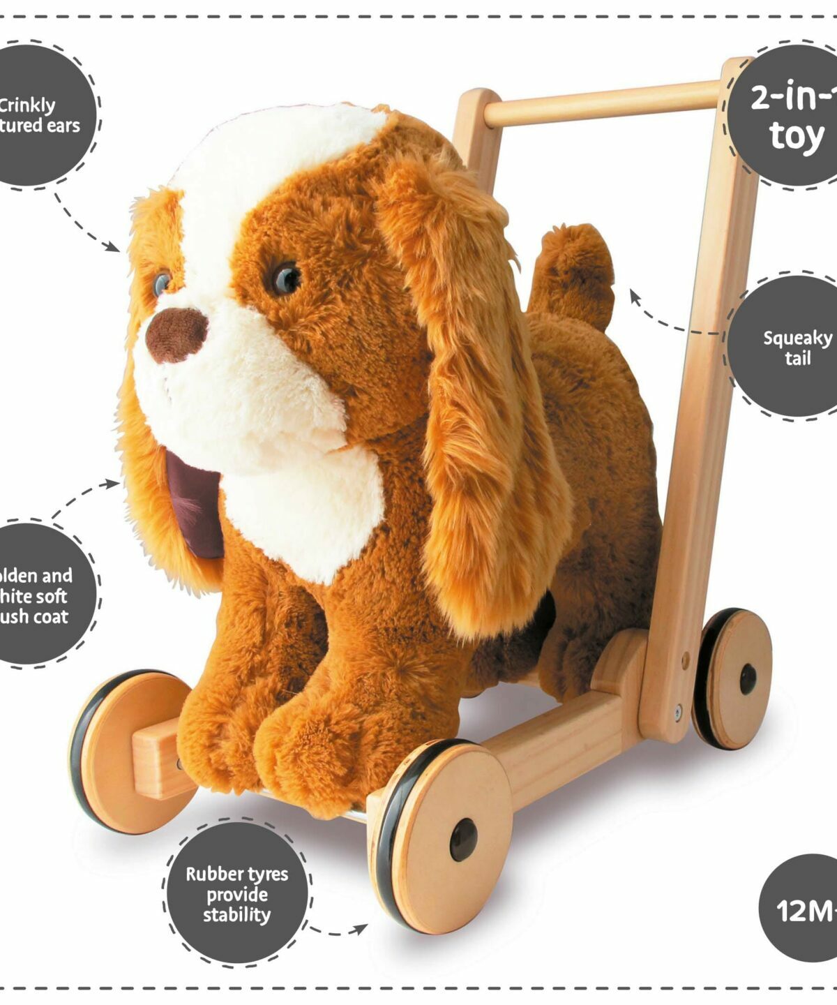 Product features of Peanut Pup Baby Walker 