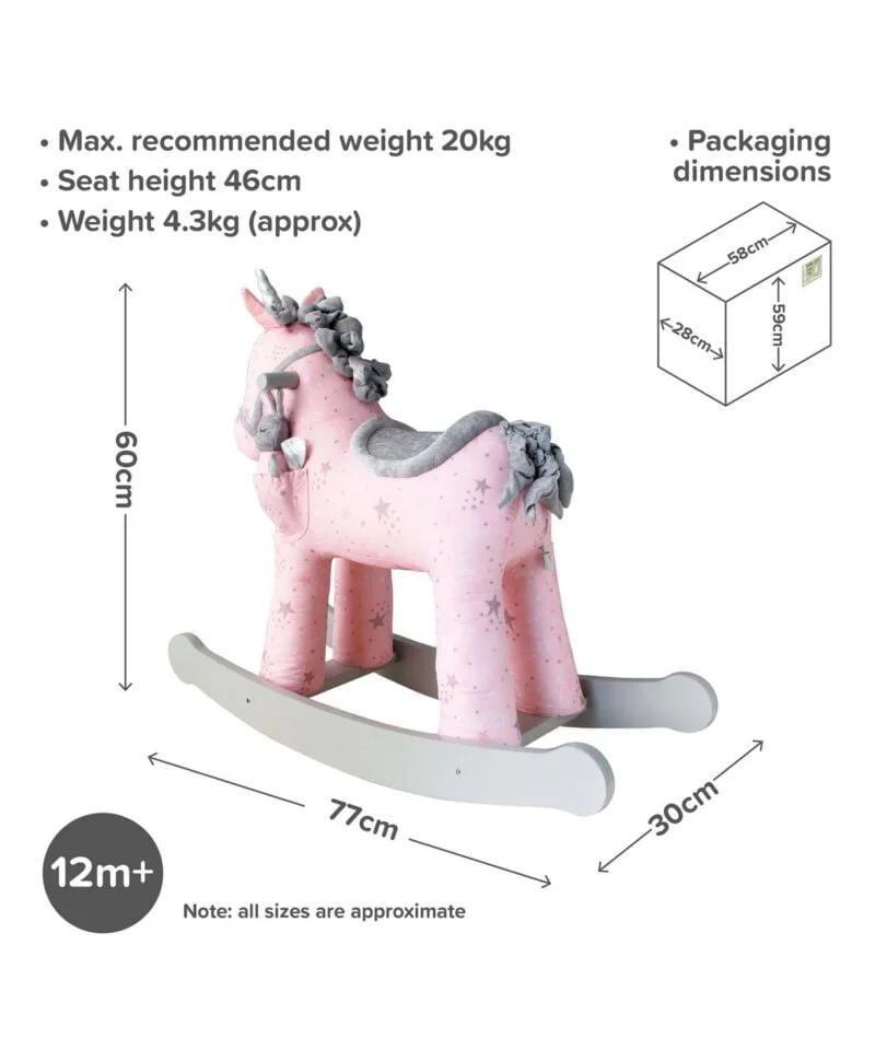 Unicorn Rocking Horse Celeste Fae Little Bird Told Me